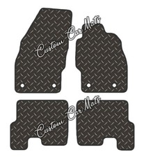CUSTOM FIT VAUXHALL CORSA E CAR FLOOR MATS IN RUBBER FROM 2014 ONWARDS 4 CLIPS