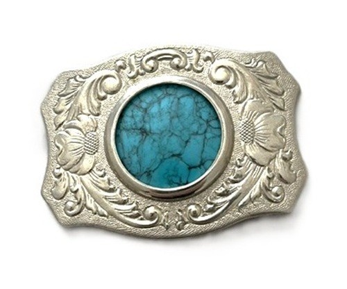 Cowboy vintage belt buckle - cowboy,