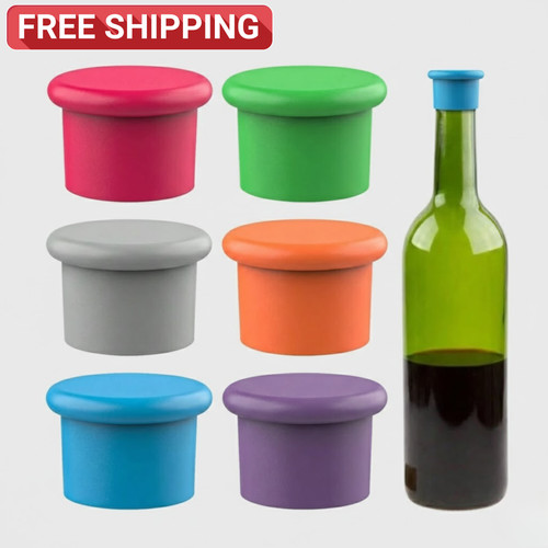 Reusable silicone wine - 6x,