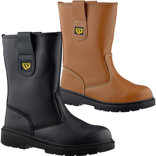 Mens leather fur lined - mens, rigger