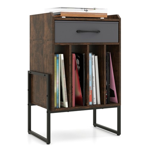 Record player stand turntable - record,