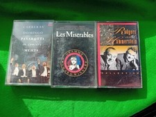 Vintage set of Vintag Cassette Tapes, musicals, classical music.