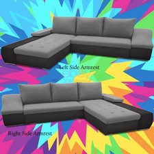 Toronto Faux Leather & Fabric