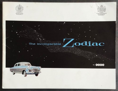 Ford zodiac car sales brochure - car,