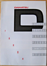 DAIHATSU RANGE SALES BROCHURE