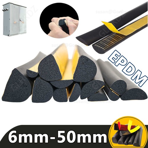 Black epdm rubber foam sealing - black,
