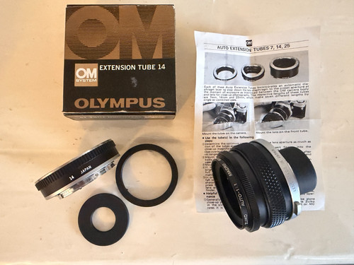 Rms macro lens - om, adapter
