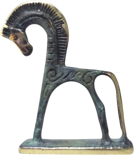 Bronze horse statue - horse, geometric