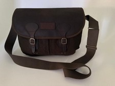 BARBOUR WAXED & LEATHER TARRAS BAG, MESSENGER / SHOULDER BAG, VGC, USED ONCE