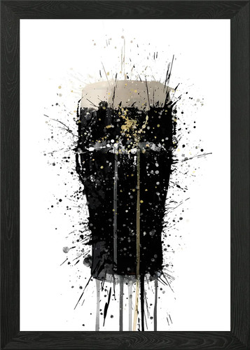 Guinness framed wall - framed,