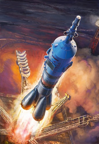 144 soyuz 1a launch - 1:144, 2.1a