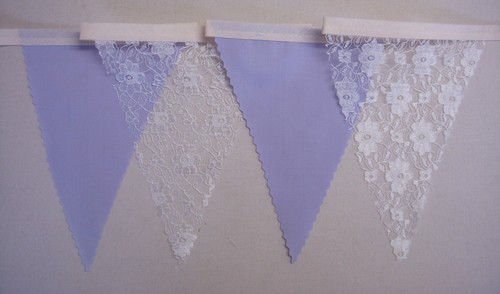 Vintage lilac ivory lace - lilac, &