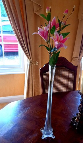 Art deco glass flower - deco,