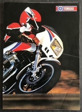 YAMAHA MOTORCYCLE Full Range Sales Brochure c1983 # 0107636-83E XS400 SALIENT++