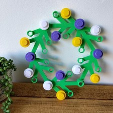 Spring Wreath Wall Door