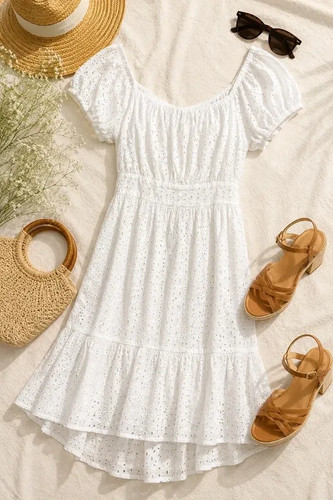 Quiz white broderie - quiz,