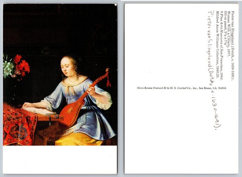 Woman with cittern pieter - with,