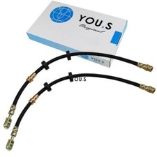 2 x YOU.S Original Brake Hose Front Axle Left & Right For VW FOX (5Z1/5Z3)