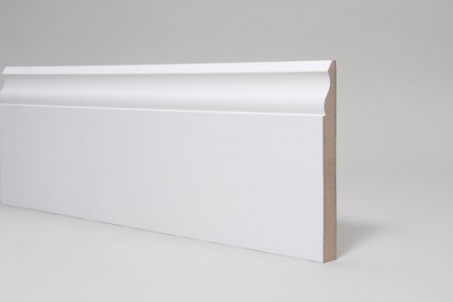 Skirting board white primed - ,