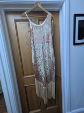 1920s Style Gold silver And bronze Colour Flapper Dress New Without Tags