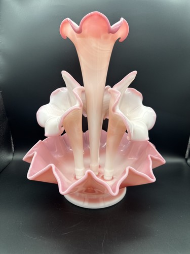 Fenton rosalene epergne - fenton, pc