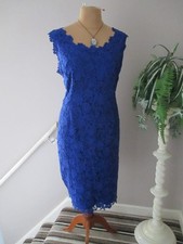 JACQUES VERT BLUE LACE DRESS