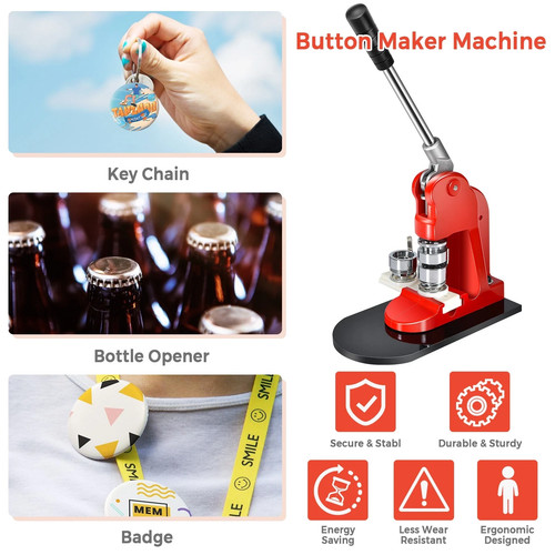 Button badge maker machine - button/badge,