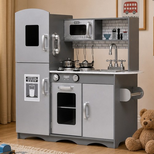 Toy role play kitchen wooden - toy,