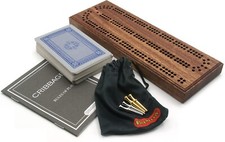 Mahogany British Cribbage set