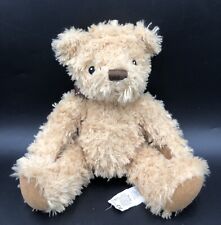 Asda Cuddle Crew Teddy Bear With Brown Bow 10” Plush Soft Brown Comforter Toy