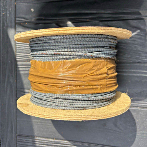 Steel wire rope cable - steel, on