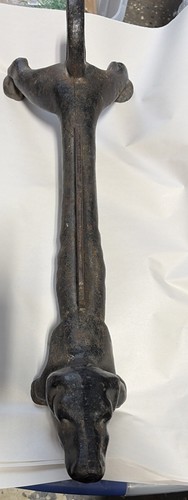 Vintage cast iron dachshund - vintage,