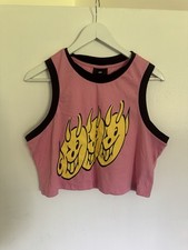 Pink Devil Cropped Tank Top