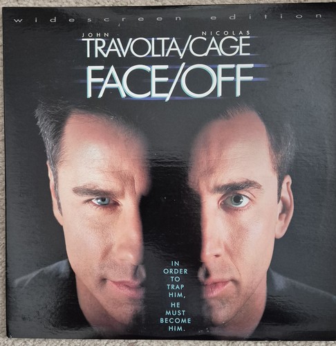 Face off laserdisc disc - face/off, 2-disc
