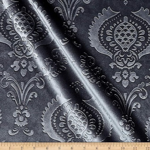 Brocade damask velvet fabric - brocade,