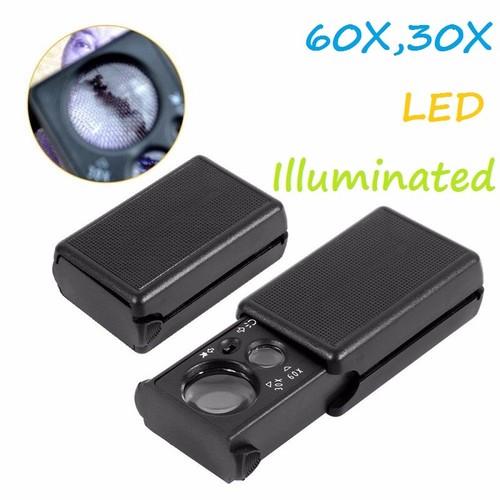 30x 60x magnifier - magnifier, led