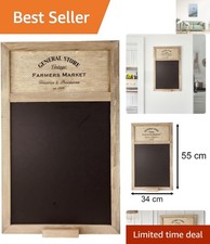 Rustic wall mounted chalkboard - wall-mounted,