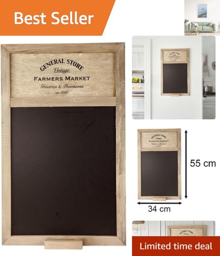 Rustic wall mounted chalkboard - wall-mounted,