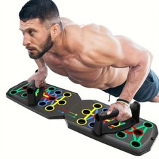 16-in-1 Folding Push-up Board Multi-Functional Anti-slip Mat with Handle