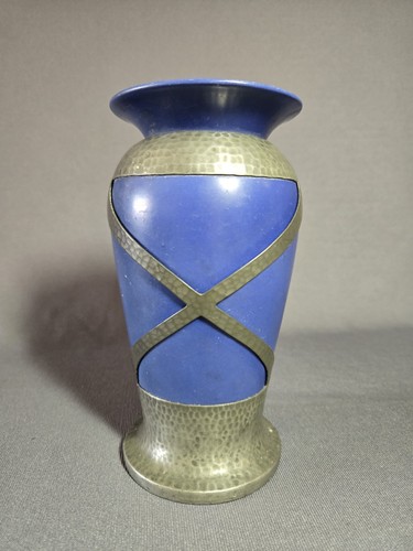 Antique pewter ceramic blue - antique, on