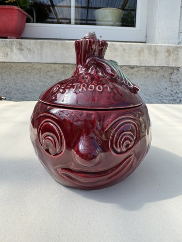 Vintage sylvac beetroot lidded - beetroot,