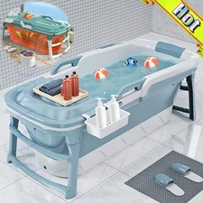 XL Large Portable Shower Bathtub Collapsible Household Adult Folding Tub Bucket