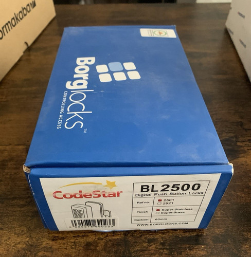 Borg locks codestar - borg, bl2500