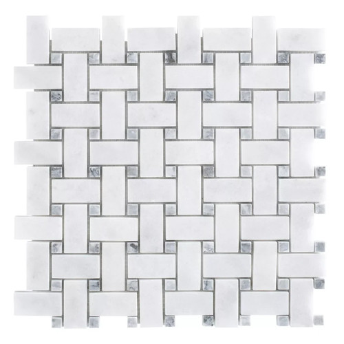 Carrara white platinum grey - white,