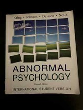 abnormal psychology eleventh