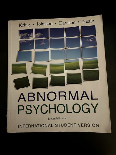 Abnormal psychology eleventh - abnormal,