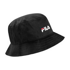 Fila - Unisex Logo Bucket Hat Cap Cappy - BRUSQUE Black