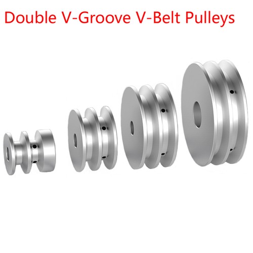 Double groove aluminum drive - aluminum,
