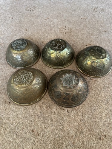 Vintage indian ritual bowls - vintage,
