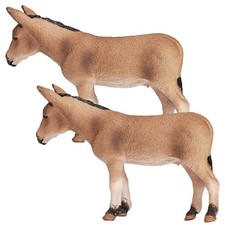  2 Pcs Desktop Donkey Decor